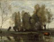 Corot Jean-Baptiste Camille Trees in a Swamp  - Hermitage